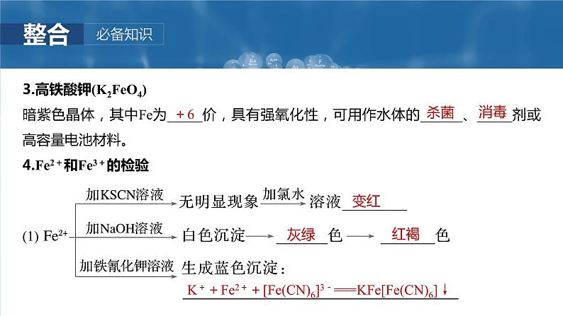 大单元二　第四章　第十三讲　铁盐、亚铁盐　铁及其化合物的转化-备战2025年高考化学大一轮复习课件（人教版）07