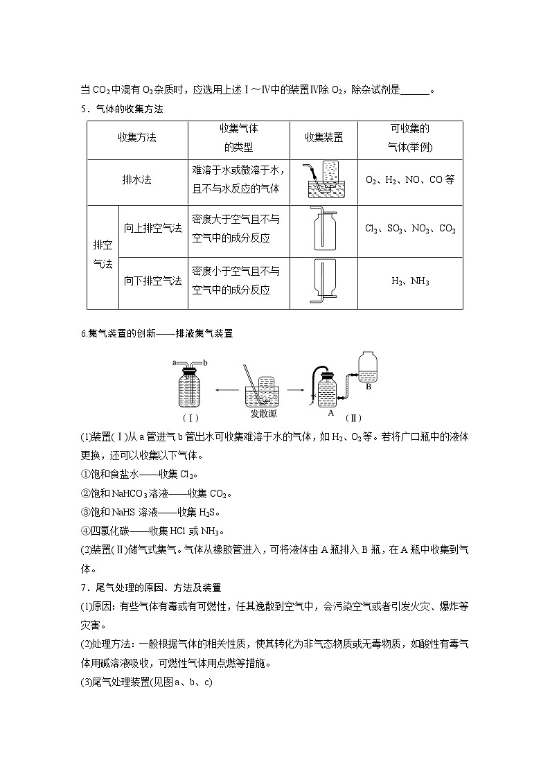 大单元二　第六章　第二十八讲　常见气体的实验室制备、净化和收集-备战2025年高考化学大一轮复习课件（人教版）03