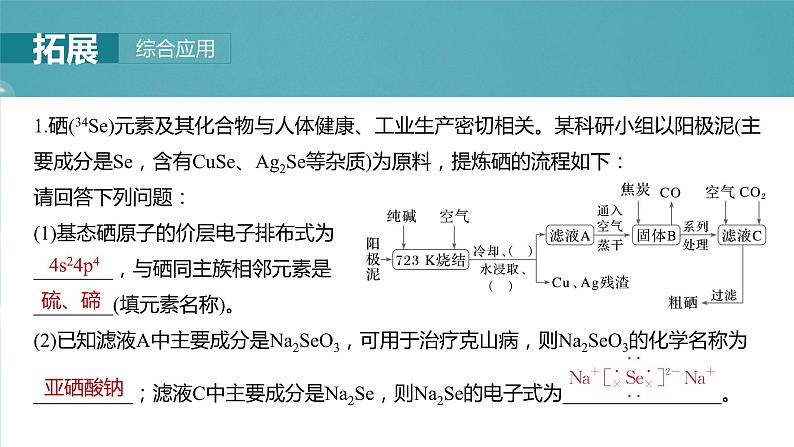 大单元二　第六章　第29讲　非金属及其化合物拓展创新第7页