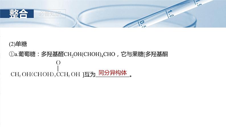 大单元五　第十四章　第66讲　生物大分子　合成高分子第7页