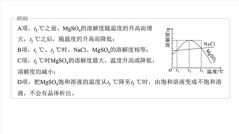 大单元一　第三章　热点强化6　利用溶解度进行物质分离-备战2025年高考化学大一轮复习课件（人教版）06