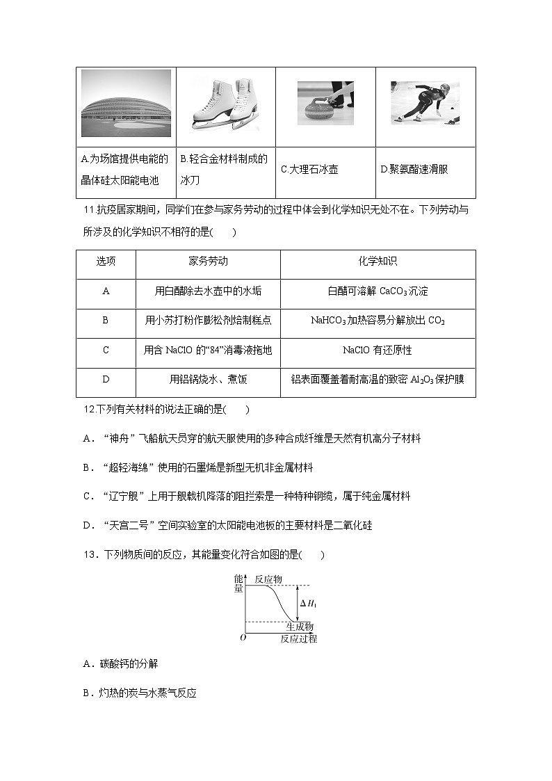 湖南省2024年普通高中学业水平合格性模拟考试化学仿真卷（二）试卷（Word版附解析）第3页