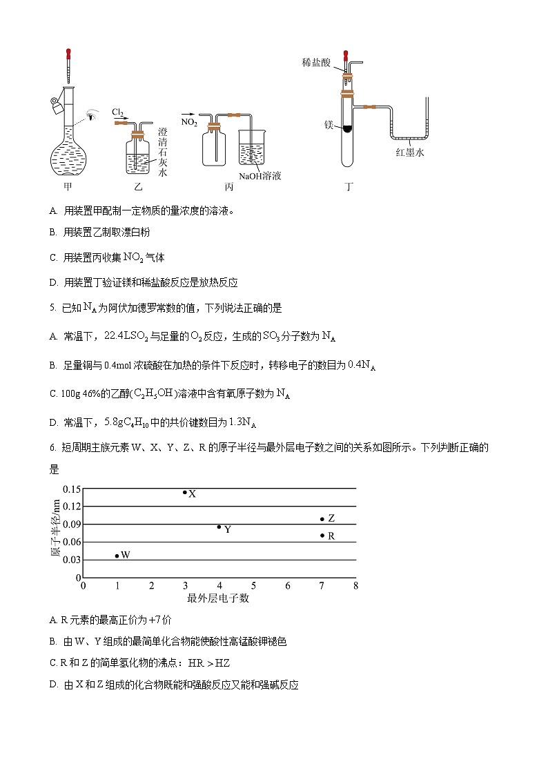 湖南省多校2022-2023学年高一下学期期中联考化学试卷（Word版附答案）第2页