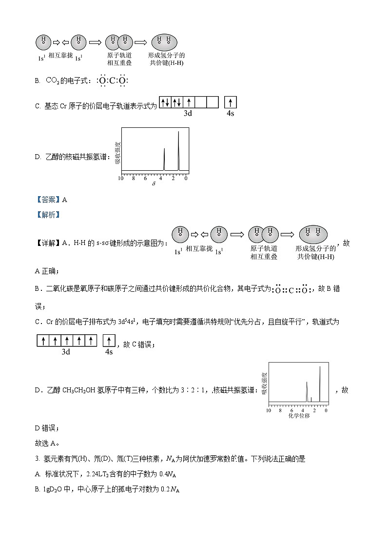 河北省石家庄市河北正定中学2023-2024学年高三下学期4月模拟考试化学试题（解析版）第2页
