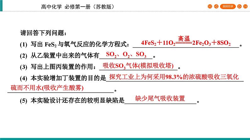 专题4　第1单元　课题2　硫酸的工业制备　浓硫酸的性质   课件08