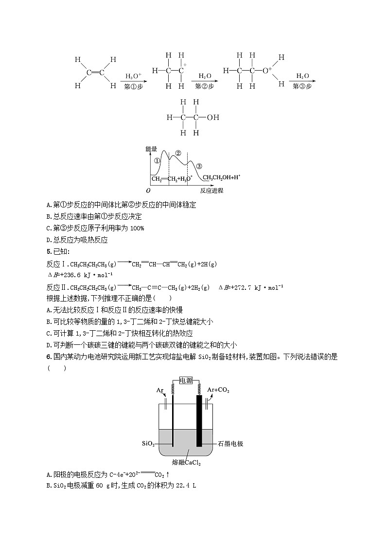 适用于新高考新教材广西专版2025届高考化学一轮总复习章末检测卷6化学反应与能量第2页