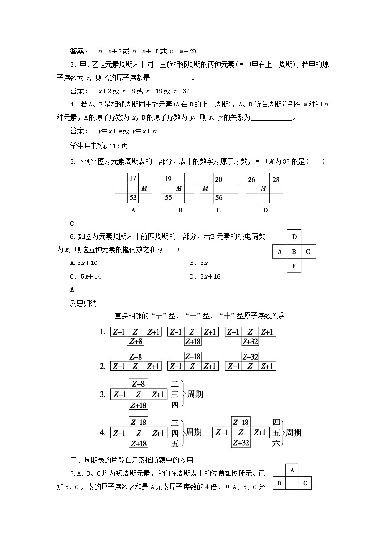 2024届高考化学一轮复习练习第五章物质结构元素周期律第24讲元素周期律元素周期表第3页