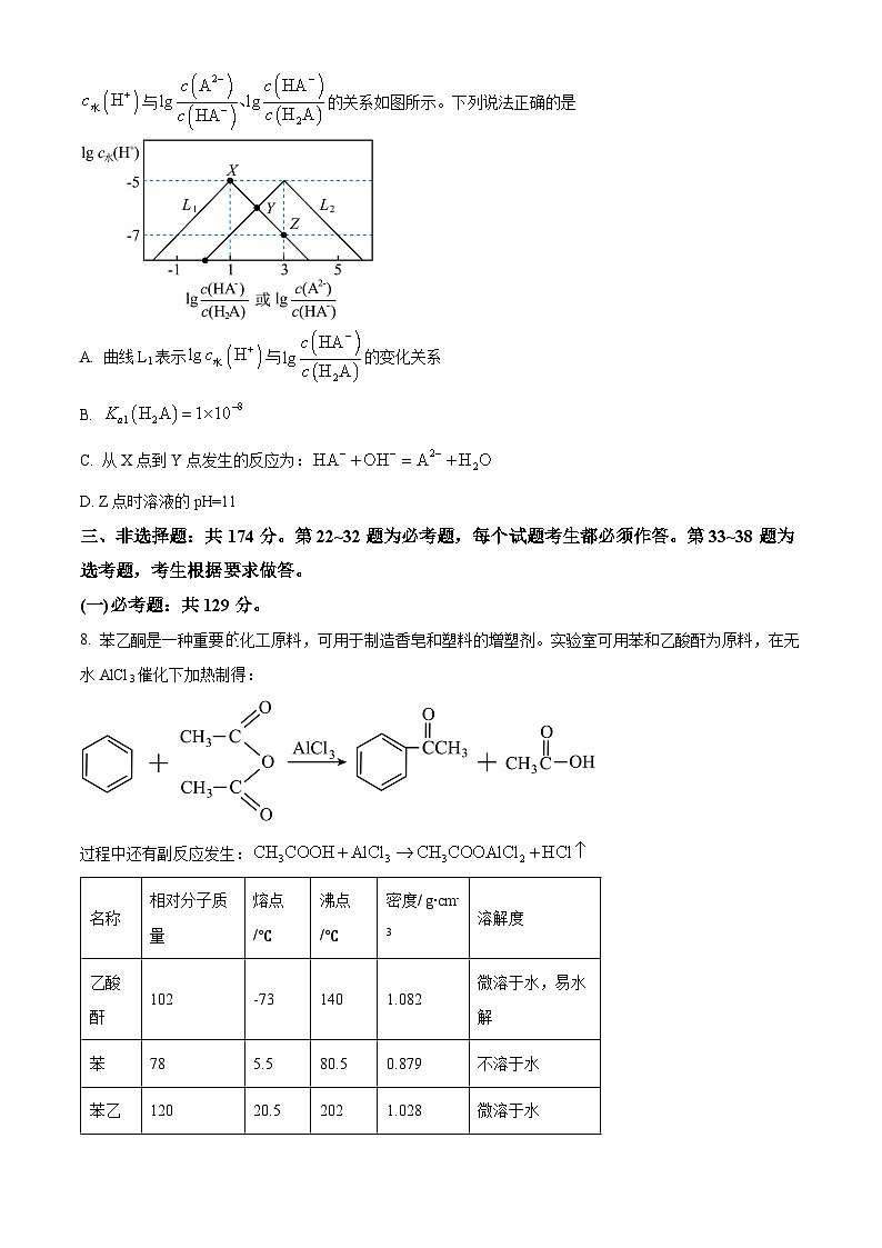 2024届内蒙古自治区包头市高三下学期三模理科综合试题-高中化学（原卷版）第3页