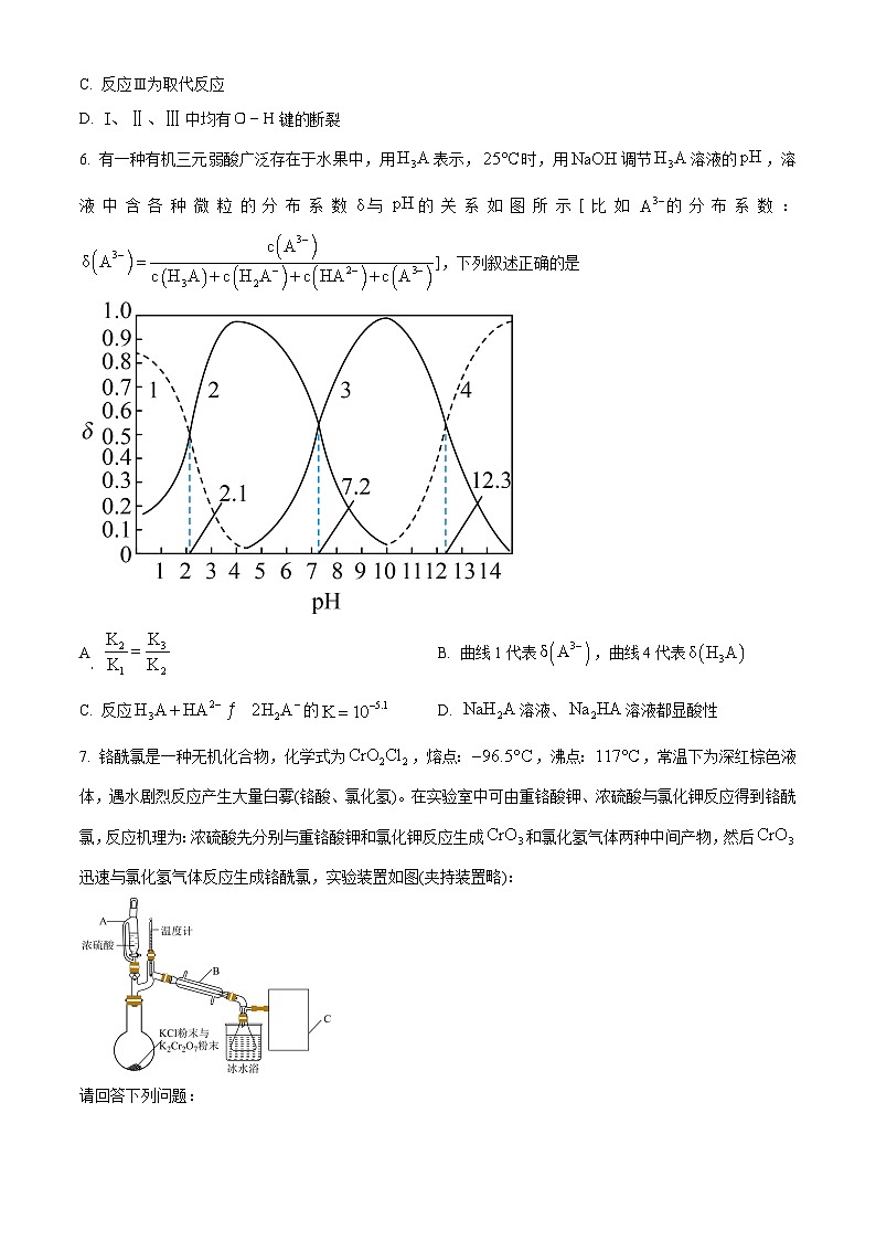 2024届山西省晋中市平遥县第二中学校高三下学期冲刺调研押题卷理综（二）-高中化学03