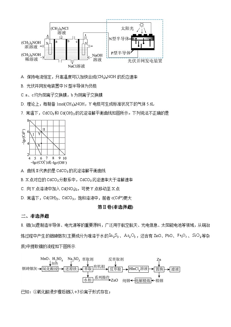 2024届四川省凉山州高三下学期三诊考试理科综合试题-高中化学（原卷版+解析版）03