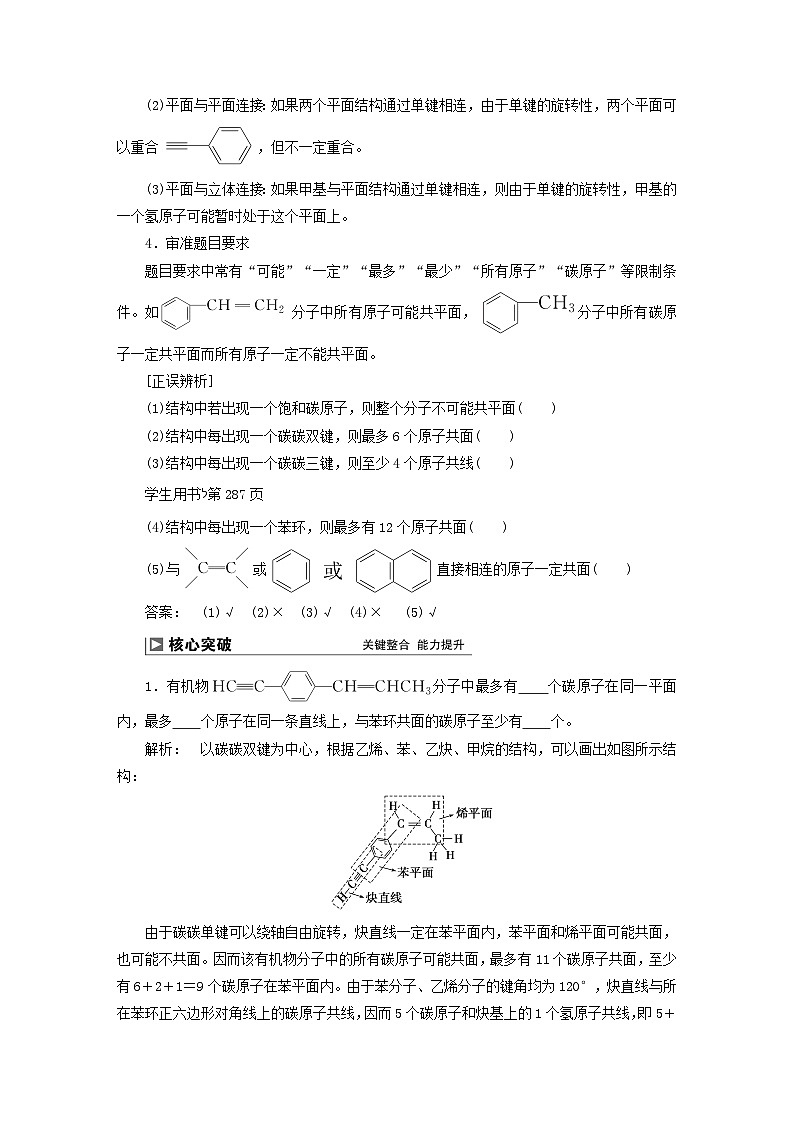 2024届高考化学一轮复习练习第十二章有机化学基础第59讲有机化合物的空间结构同系物同分异构体02