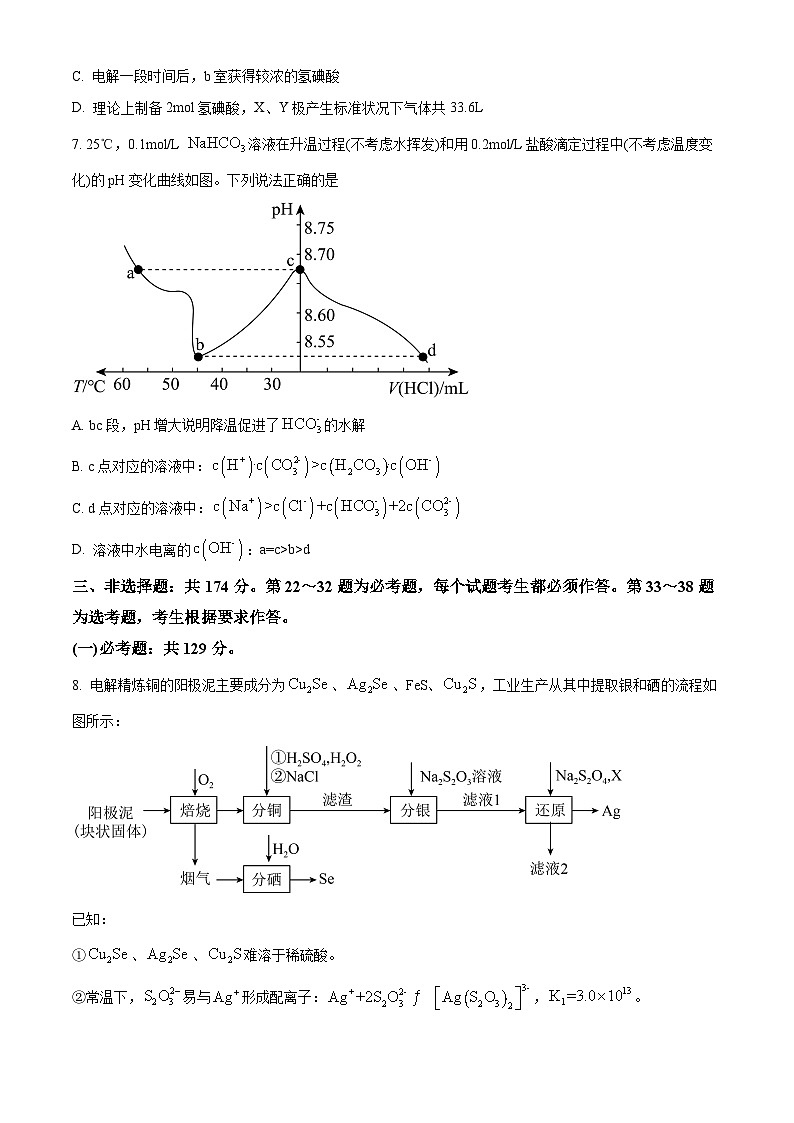 2024届四川省学考大联盟高三下学期模拟考试理综试题-高中化学（原卷版+解析版）03