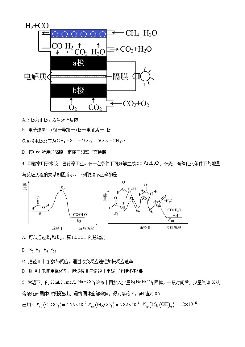 浙江省部分学校2024届高三下学期模拟考试化学试卷 Word版无答案第2页