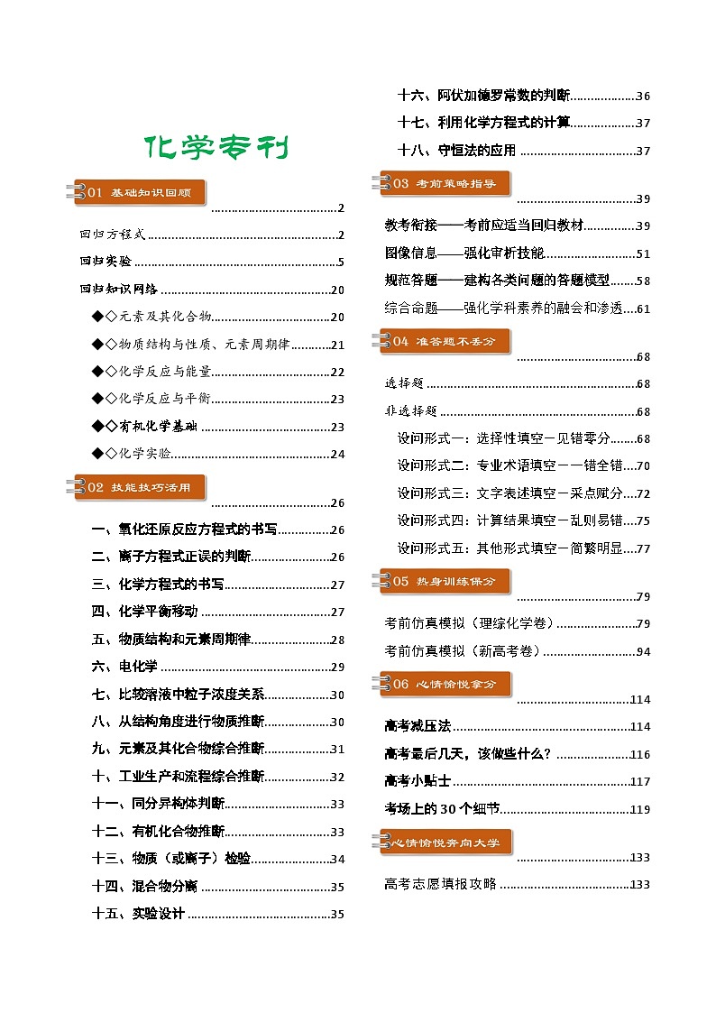 化学-2024年高考考前最后一课课件第1页