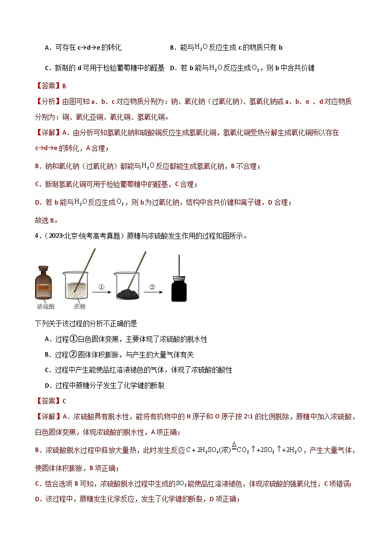 专题08  元素及其化合物-【专题强化】2024年高考化学二轮专题强化训练03