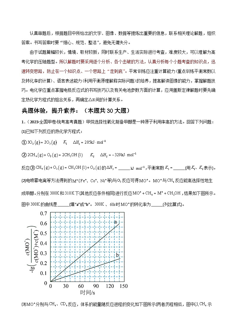 专题17  化学反应原理综合题-【专题强化】2024年高考化学二轮专题强化训练02