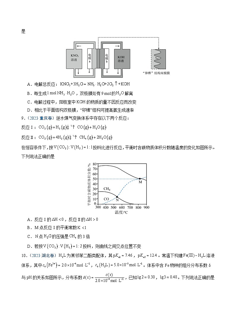 真题重组卷02-冲刺2024年高考化学真题重组卷（福建专用）03