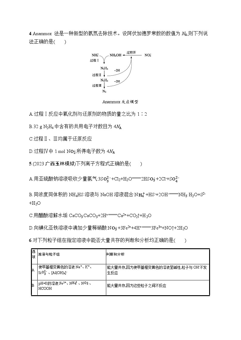 新教材(广西专版)高考化学一轮复习章末检测卷(1)物质及其变化含答案第2页