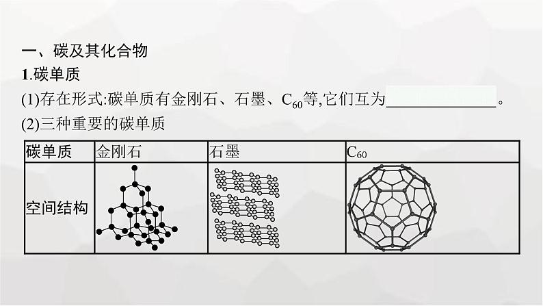 新教材(广西专版)高考化学一轮复习第4章第4讲碳及其化合物无机非金属材料课件第5页