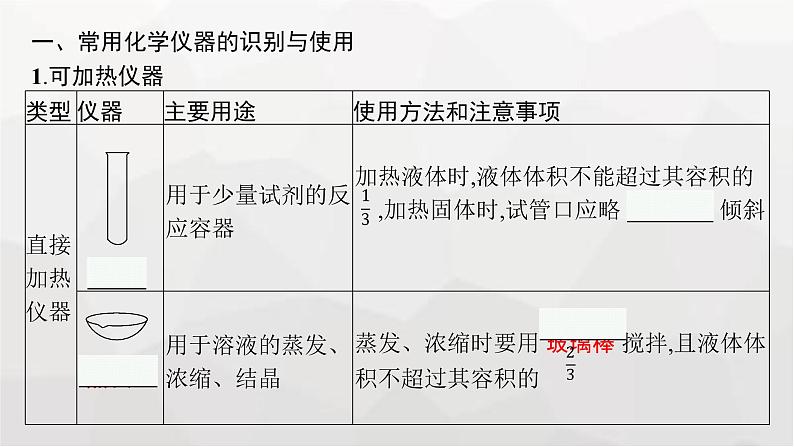 新教材(广西专版)高考化学一轮复习第10章第1讲化学实验常用仪器及基本操作课件06