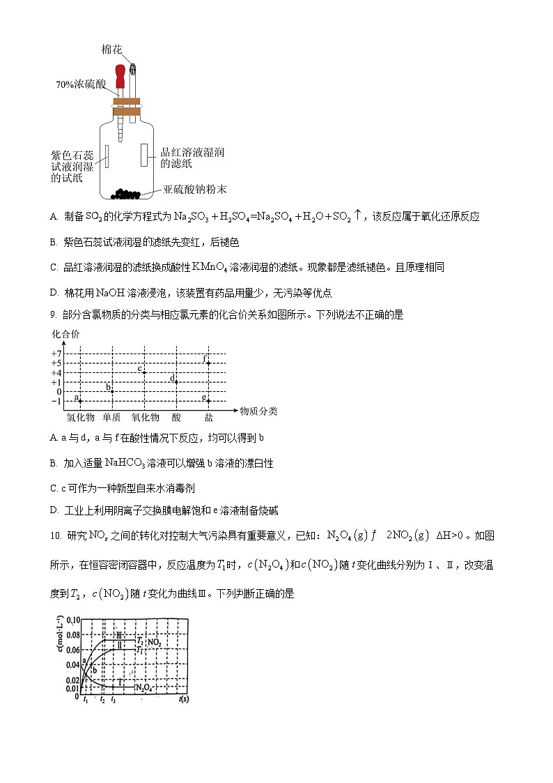 湖南省2024届高三下学期高考仿真模拟卷（四）化学试题（学生版）第3页