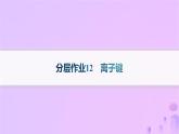 2025年高中化學第2章第3節(jié)離子鍵配位鍵與金屬鍵第1課時離子鍵分層作業(yè)課件魯科版選擇性必修2