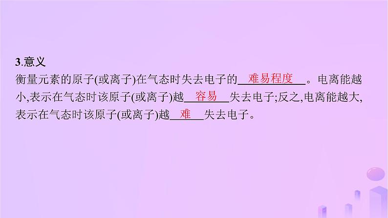 2025年高中化学第1章第3节元素性质及其变化规律第2课时电离能与电负性课件鲁科版选择性必修207