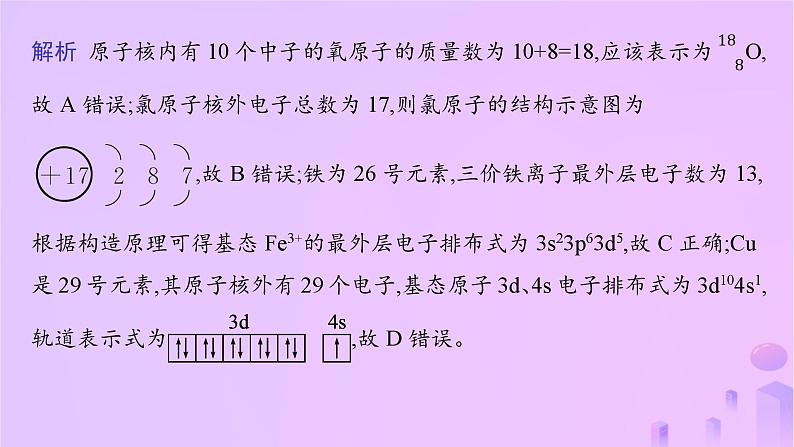 2025年高中化学第1章微专题1核外电子排布的表示方法书写及应用课件鲁科版选择性必修206