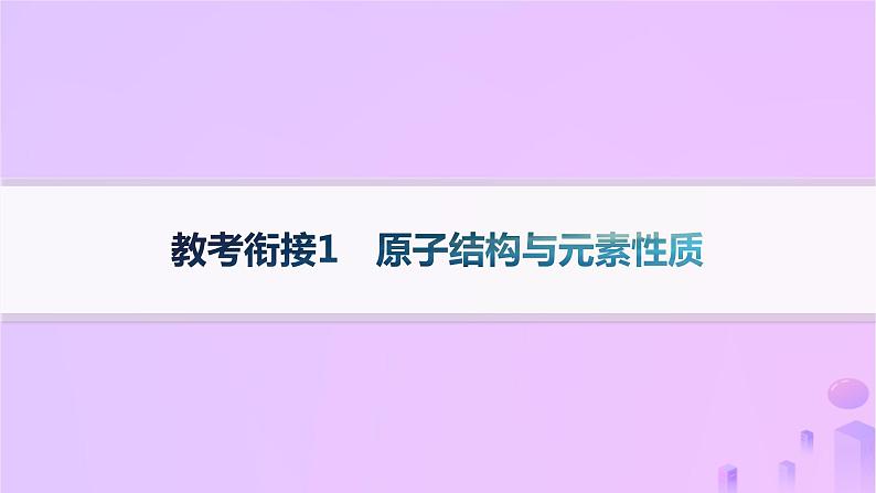 2025年高中化学第1章教考衔接1课件鲁科版选择性必修201