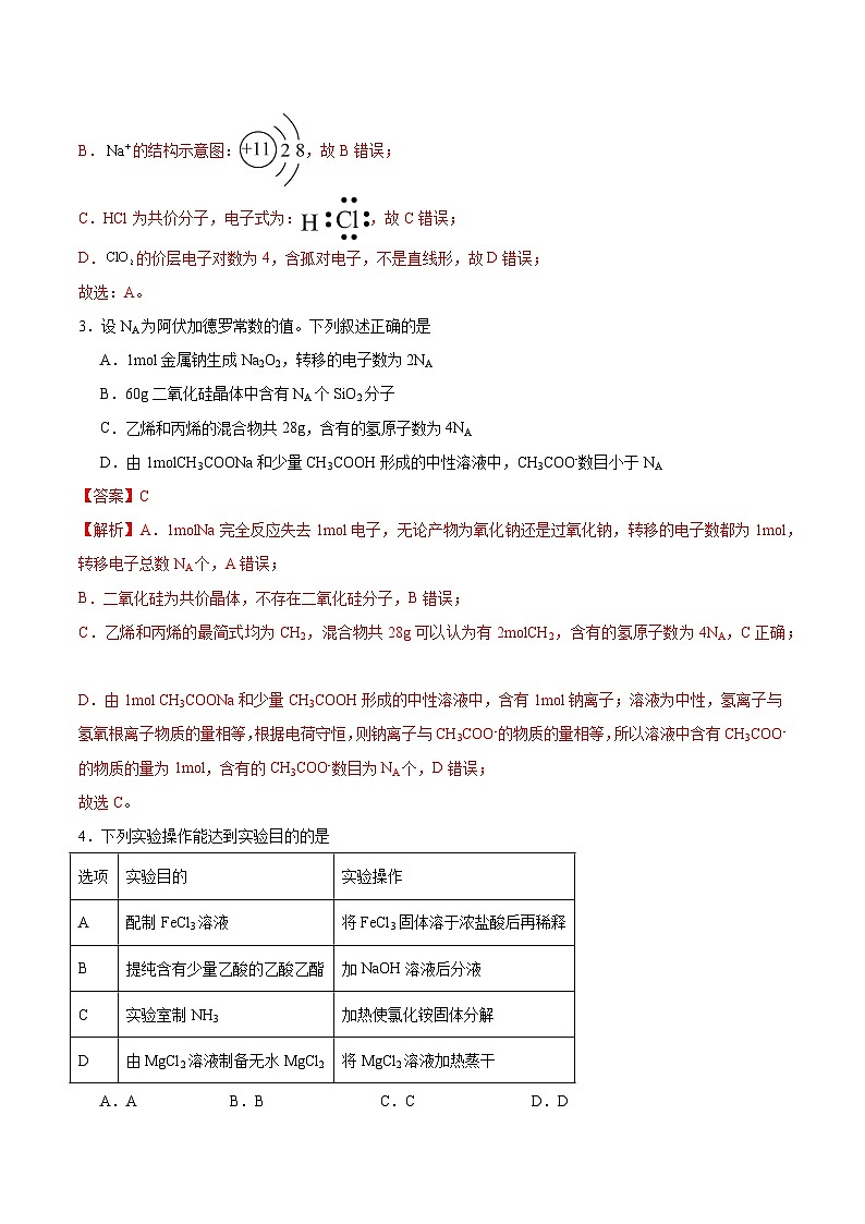 备战2024年高考化学模拟卷（黑龙江、甘肃、吉林、安徽、江西、贵州、广西）02（解析版）02