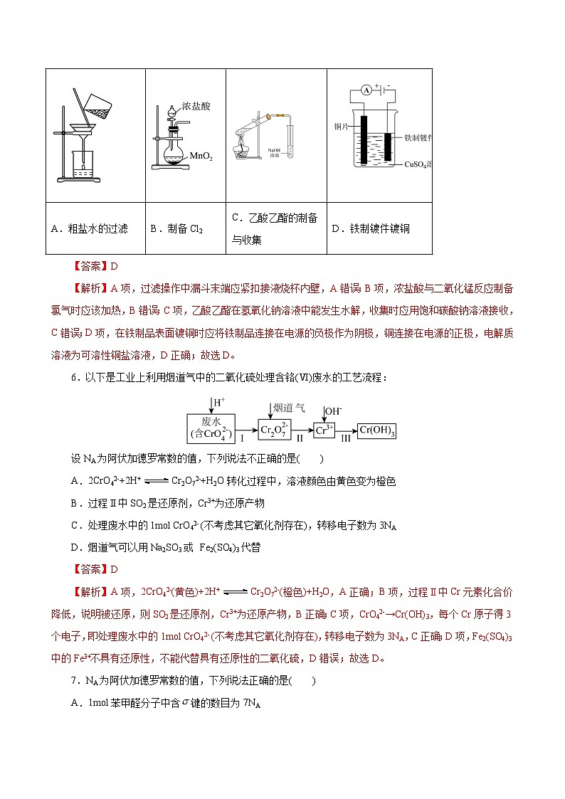 备战2024年高考化学模拟卷（浙江专用）07（解析版）03