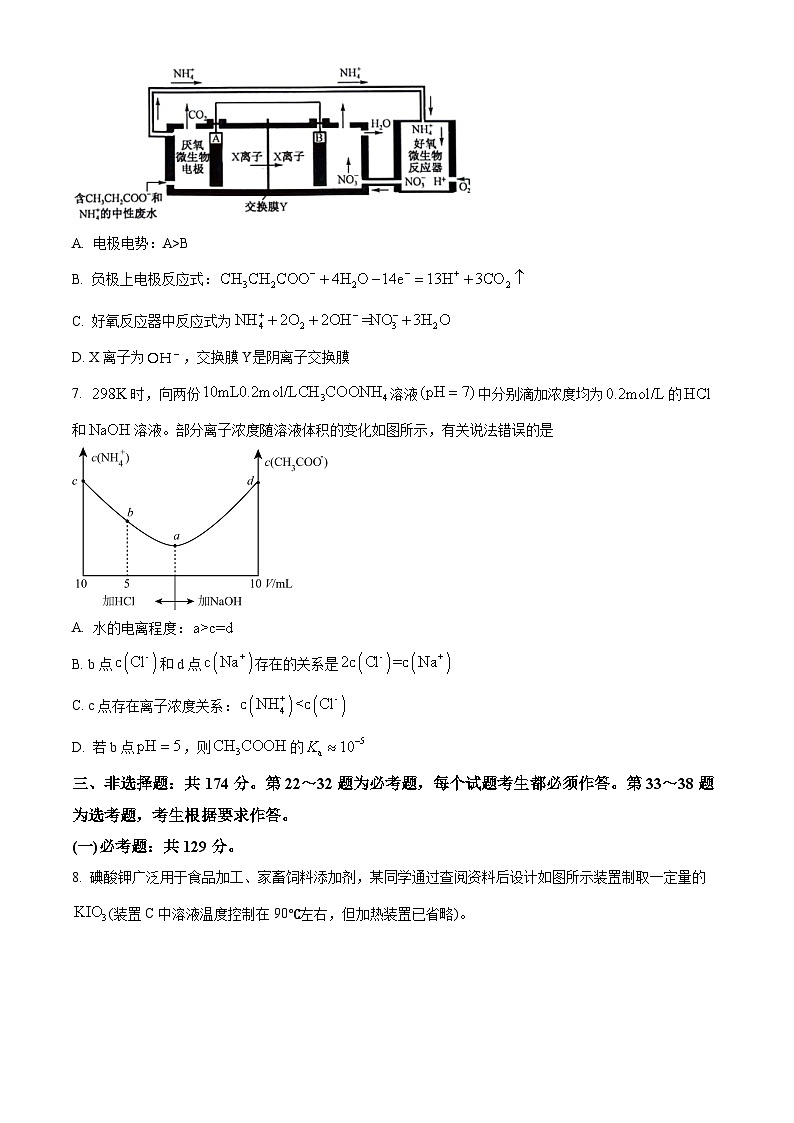 2024届陕西省铜川市王益中学高三下学期猜题信息卷（三）理综试题-高中化学（原卷版+解析版）第3页