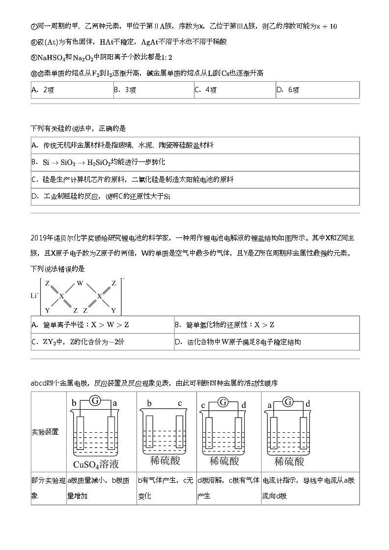 2023_2024学年山东高一下学期期中化学试卷（联盟）第2页