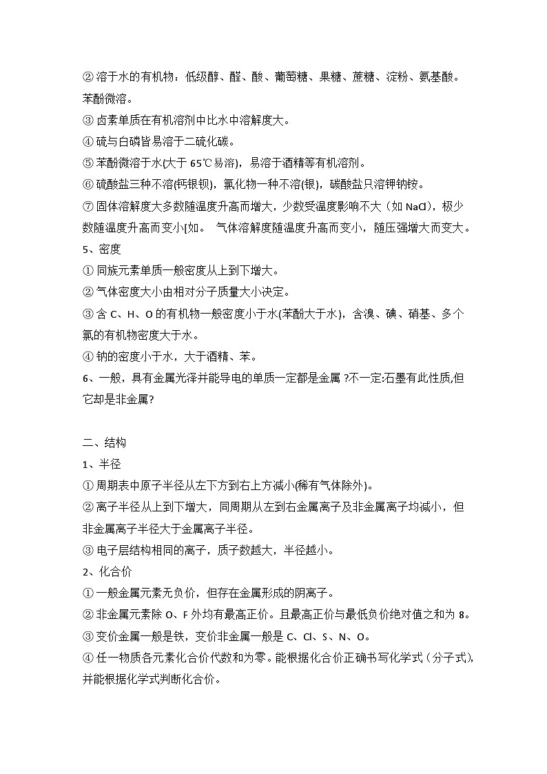 高中化学必考知识点总结第2页