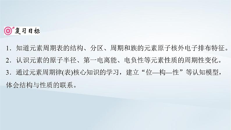 2025届高考化学一轮总复习第6章物质结构与性质元素周期律第28讲元素周期表元素周期律课件第2页