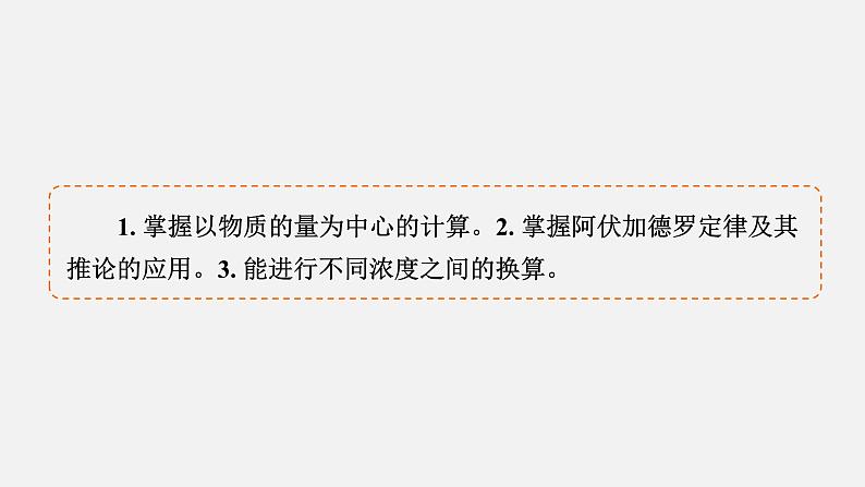 模块1　主题3　第1讲　以物质的量为中心的计算  课件 2025高考化学一轮复习第4页