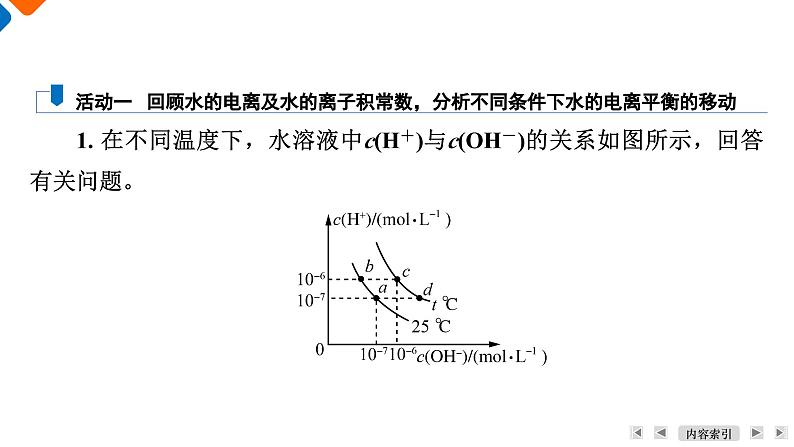 模块3　主题3　第2讲　水的电离平衡及应用  课件 2025高考化学一轮复习06