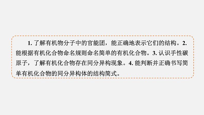 模块5　主题1　第1讲　有机物的结构与同分异构现象  课件 2025高考化学一轮复习04