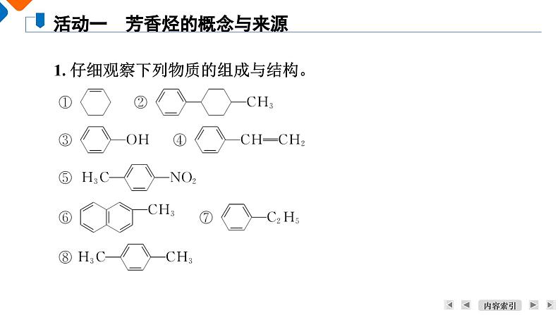 模块5　主题2　第3讲　芳香烃  课件 2025高考化学一轮复习06