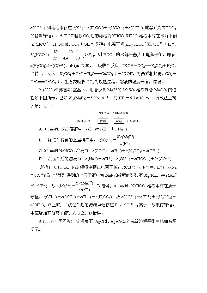 第三章　水溶液中的离子反应与平衡章复习　整合与提升  学案02