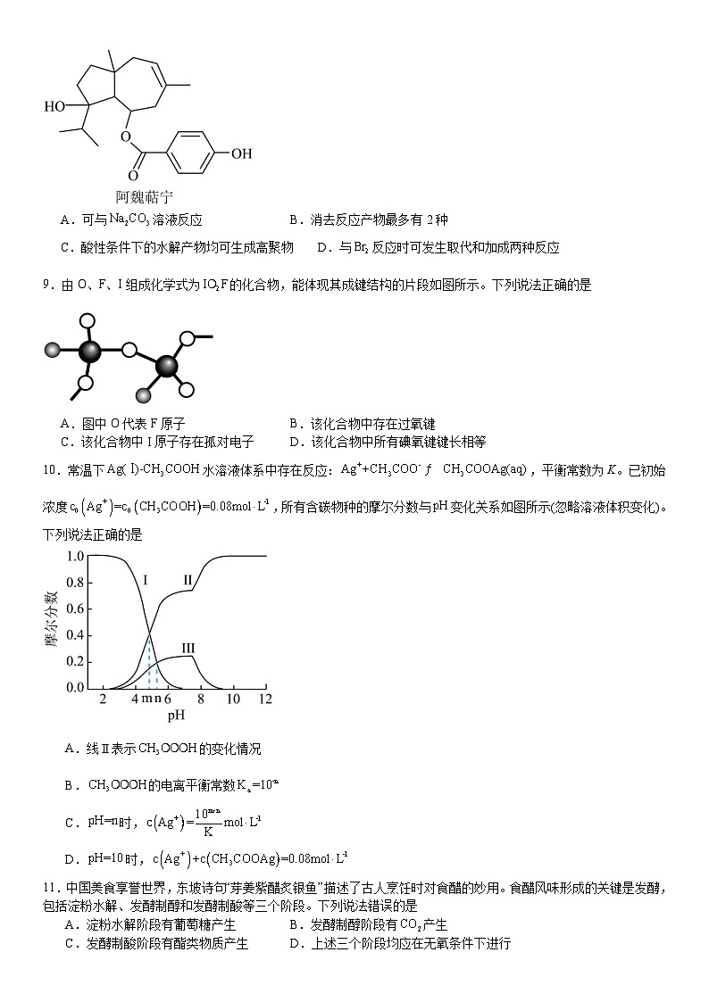 2024年山东高考化学真题试题（原卷版+含解析）第2页