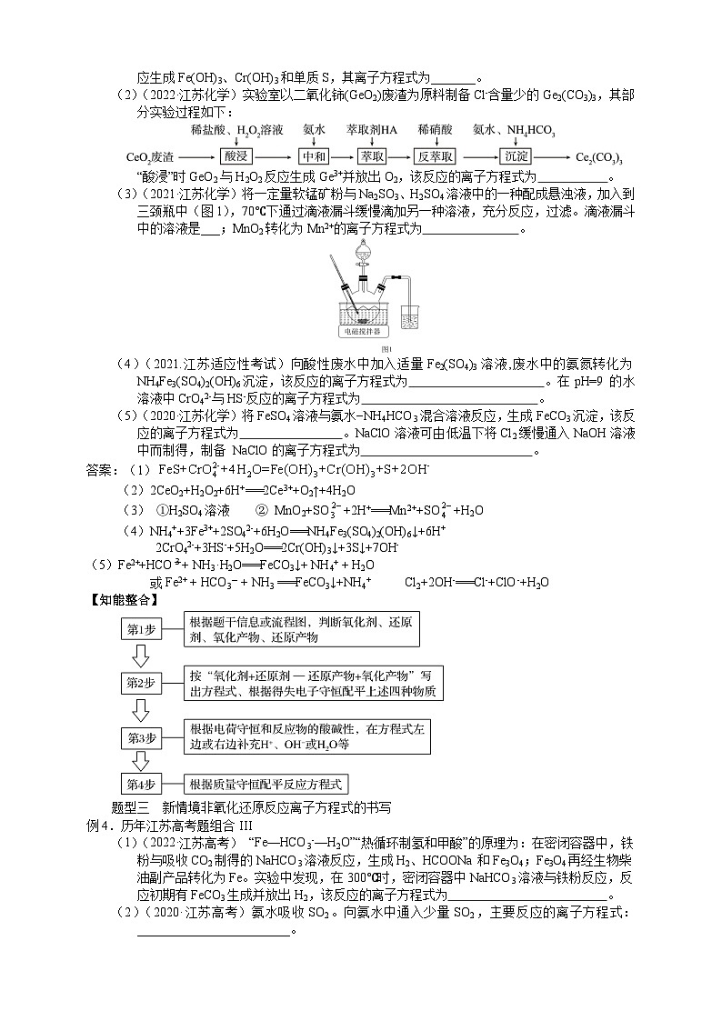 盐城市2024届高三化学二轮专题复习讲义（04）-专题一第四讲 新情境下化学方程式的书写第2页