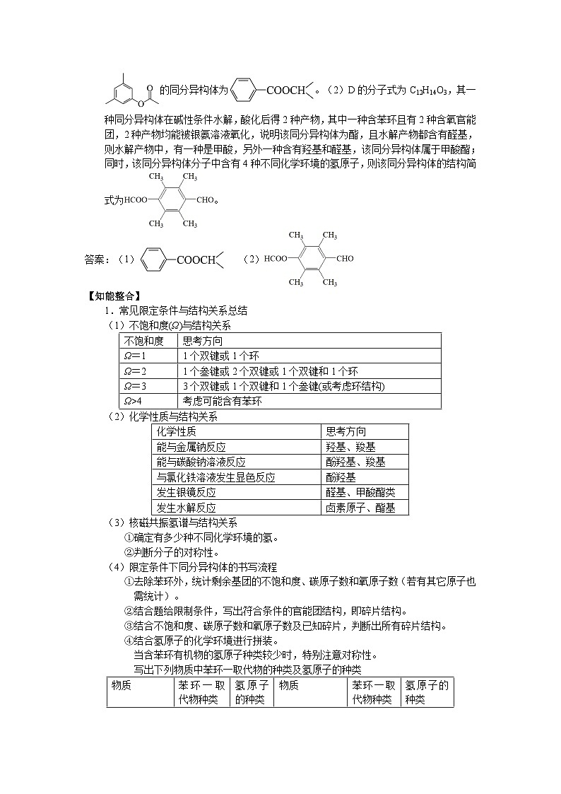 盐城市2024届高三化学二轮专题复习讲义（22）-专题五第二讲 同分异构体第3页