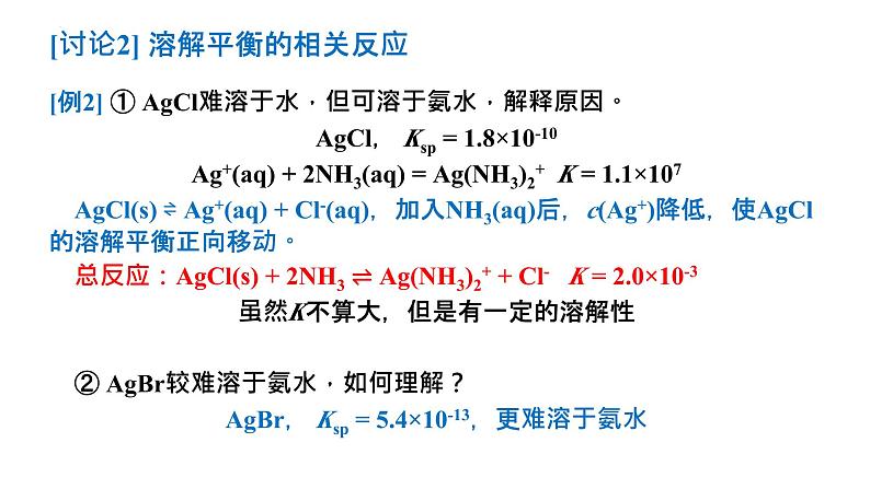 2024届高三化学一轮复习 8-沉淀溶解平衡  课件第7页