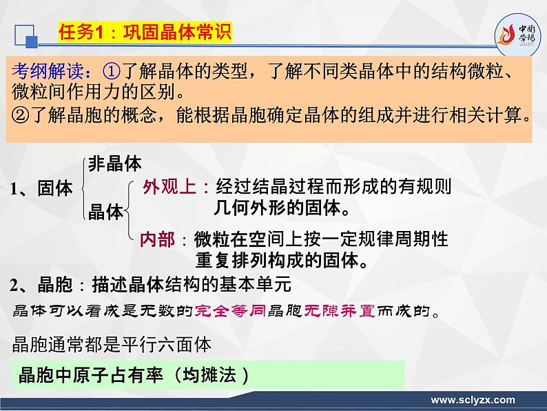 2024届高三化学二轮复习  晶体的结构与性质  课件第3页