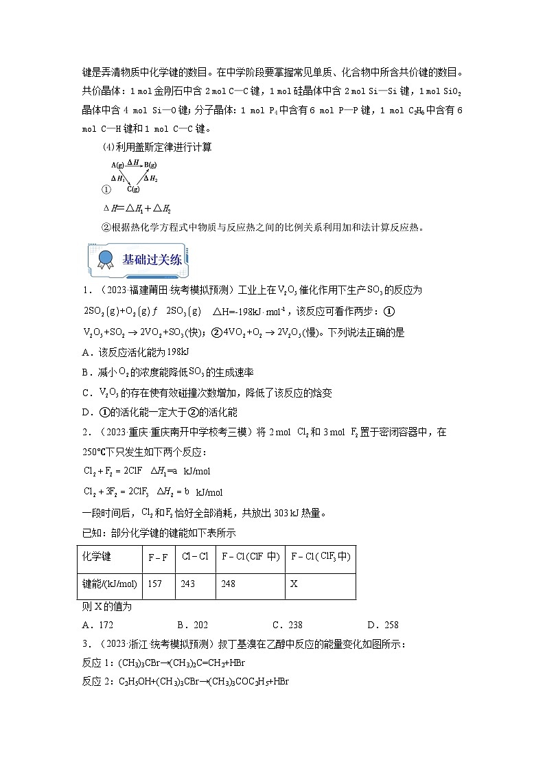 【暑假衔接】高中化学新高三（高二升高三）暑假自学 第12讲 有关反应热的综合考查（学生版）第2页