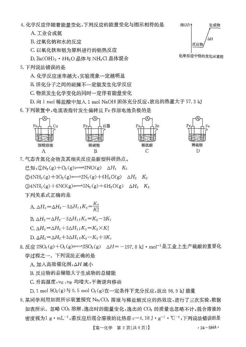 化学试卷第2页
