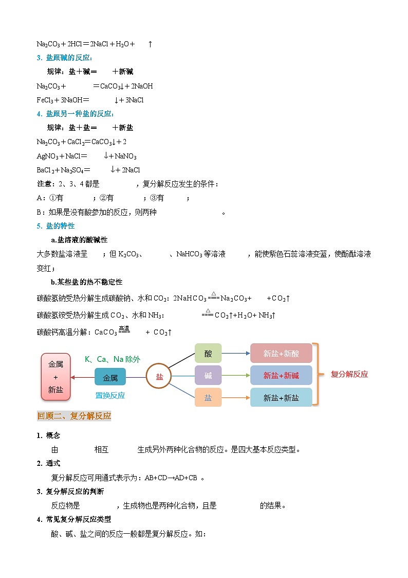 衔接点10  碳酸钠和碳酸氢钠（原卷版+解析版）2024年初升高化学无忧衔接（通用版）02