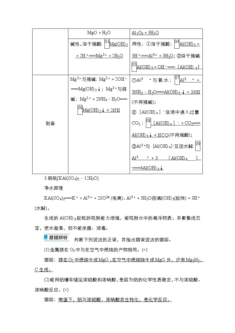第三单元 第三讲 金属材料 开发利用金属矿物-2025年高考化学一轮复习方案课件03