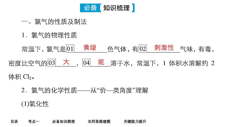 第四单元 第二讲 氯及其重要化合物-2025年高考化学一轮复习方案课件06